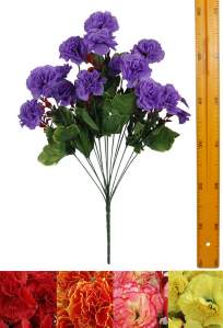 Ветка букет для венка гвоздики (14гол 60см 20шт) Y14-688