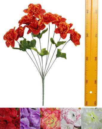 Ветка букет для венка нарцисса (9гол 40см 20шт) Y09-977