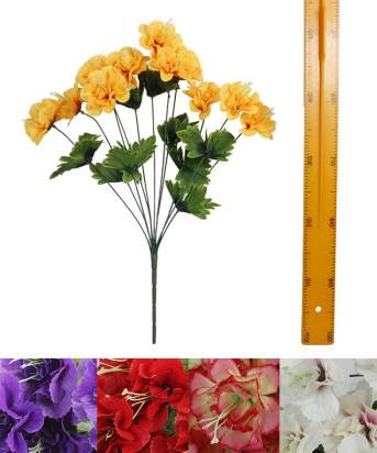 Ветка букет нарцисса (11гол 55см 20шт) Y11-728