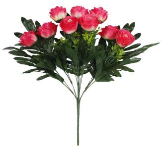 Букет роз с листом феникса (20см 9гол 20шт) А944