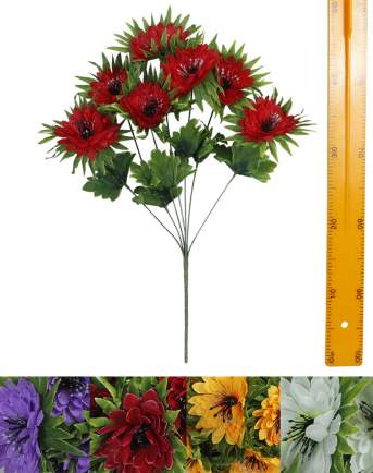 Ветка букет для венка крокус (7гол 55см 20шт) Y07-835 Ветка букет для венка крокус (7гол 55см 20шт) Y07-835