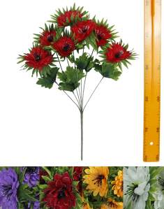 Ветка букет для венка крокус (7гол 55см 20шт) Y07-835