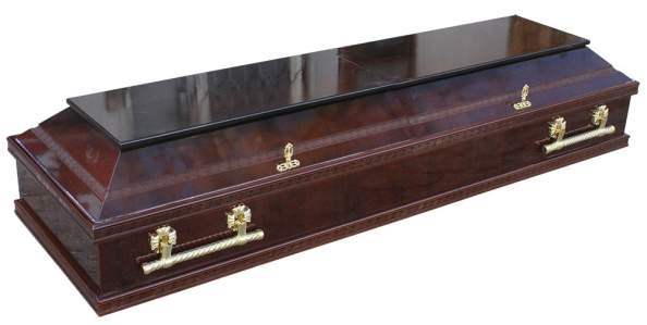 Гроб ГЛЯНЕЦ №12 саркофаг узор (200см)