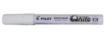 Трафарет маркер краска PILOT Super color лаковый белый 2мм