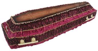 Гроб СИАШВИЛИ атлас бордо (200см)