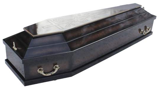 Гроб СИАШВИЛИ лак 6-гранник (200см)