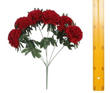 Ветка букет гвоздики (6гол 45см 40шт) AW028
