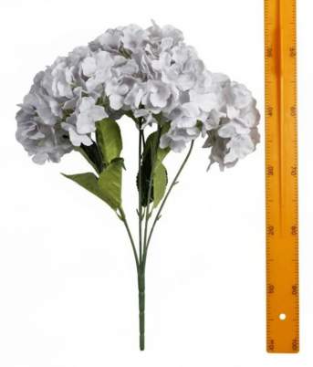 Ветка букет для венка гортензии (50см 6в)