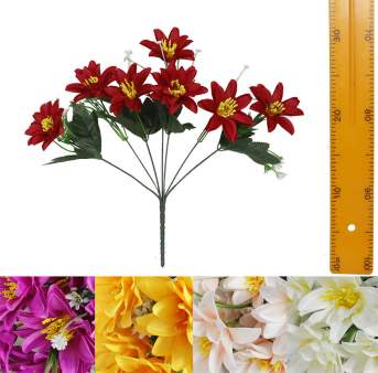 Ветка букет крокуса (6гол 48см 40шт) N-004 800шт