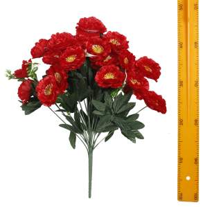 Ветка букет хризантемы (18гол 45см 20шт) N018 240шт