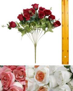 Ветка букет роз (12гол 53см 10шт) S-003 220шт