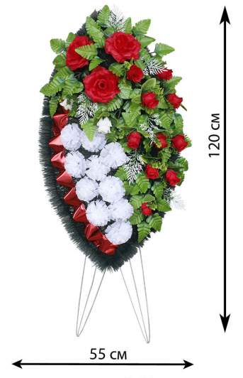 Венок для обряда похорон украшенный № 2,66 Весна Венок для обряда похорон украшенный № 2,66 Весна