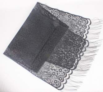 Гудра Шарф черный С1338 М.365к 20шт