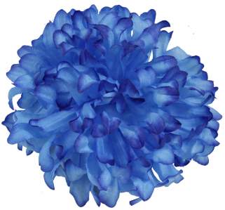 Голова хризантем Дольчи (d=12см 30шт) Г6602 синяя