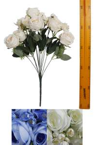 Ветка ритуальная розы с нарциссом (13ол 50см шт)