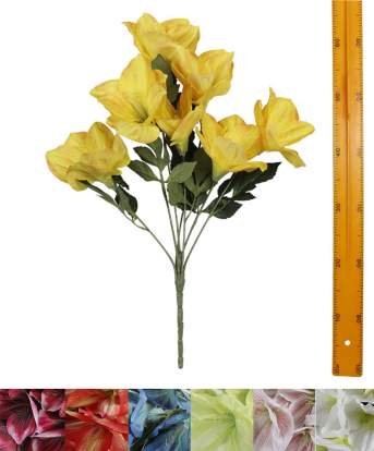 Ветка букет амарилиса (7гол 70см 10шт) Z-001