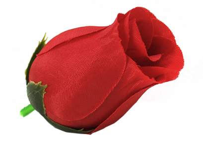 Голова бутон розы (40шт 9см 2сл) красный Г8003