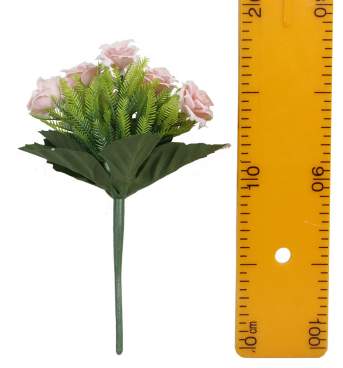 Ветка садилка роза пластик (5гол 15см 50шт) HS6323