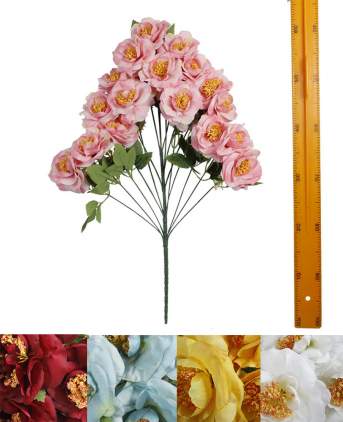 Ветка букет чайной розы (18гол 70см 10шт) 180шт