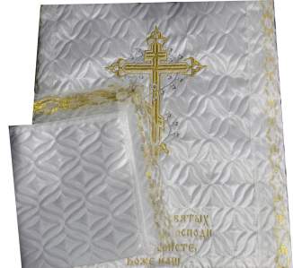 Комплект ритуальный Крест с венцом 200/90 1063