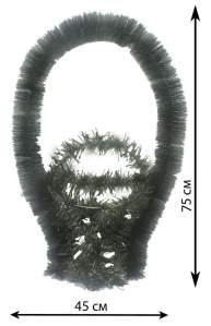 Каркас корзина половина  0,32 ерш